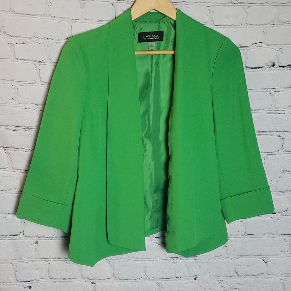 Green Blazer by Black Label by Evan Picone